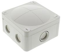 10105597  IP66/67 PP Junction Box 407/SDK5/G 95 x 95 x 60mm c/w 5 Way Push-In T/B